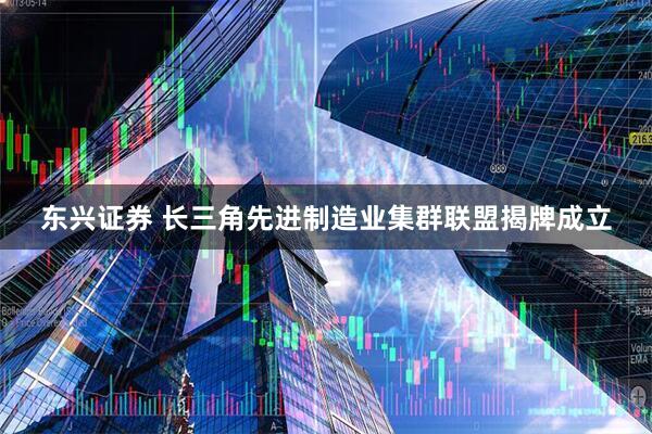 东兴证券 长三角先进制造业集群联盟揭牌成立